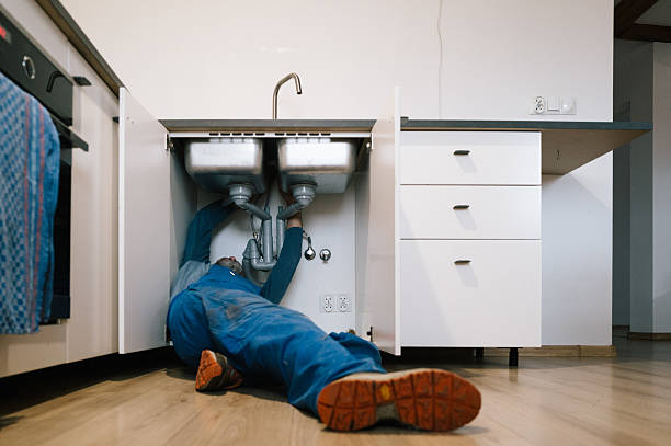 Professional Drain Cleaning technician working in Upperco, MD